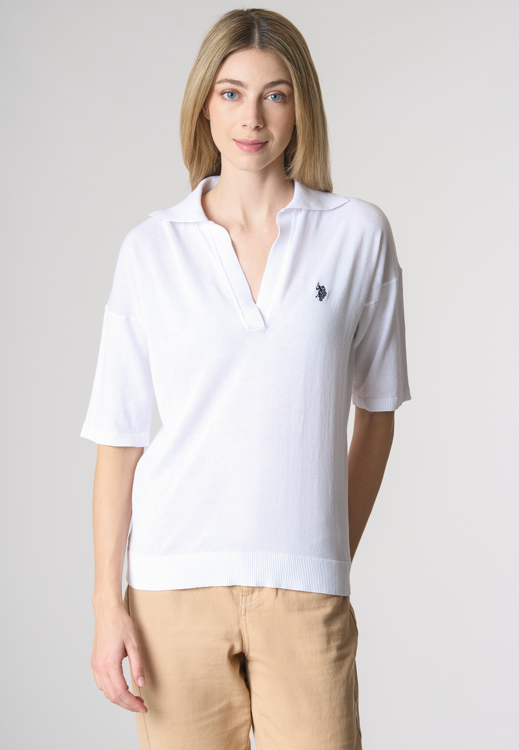 Polo shirt in cotone crepe premium quality