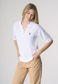 Polo shirt in cotone crepe premium quality
