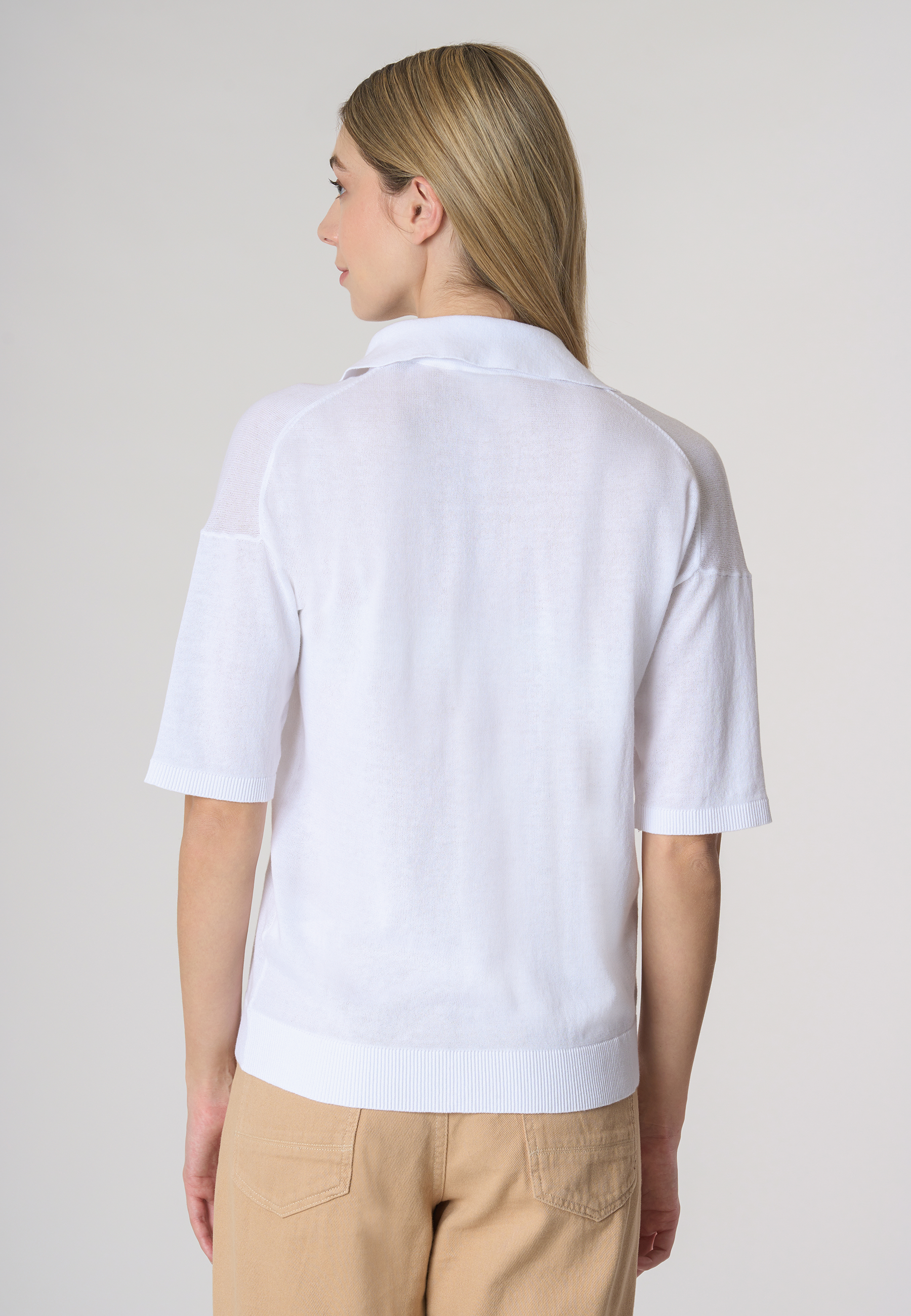 Polo shirt in cotone crepe premium quality