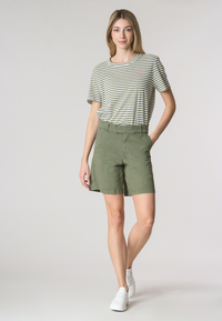 Pantalone corto in cotone gabardine