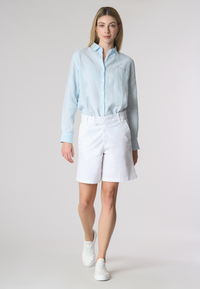 Camicia in lino overdyed