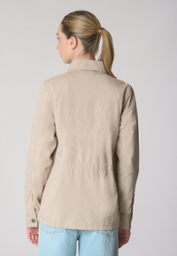 Giacca field in cotone gabardine