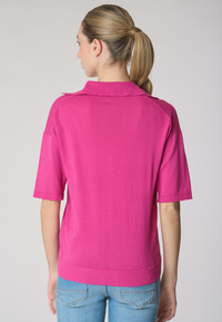 Polo shirt in cotone crepe premium quality