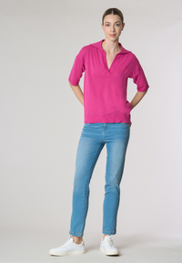 Polo shirt in cotone crepe premium quality