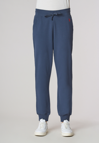 Pantalone sportivo french terry in cotone stretch