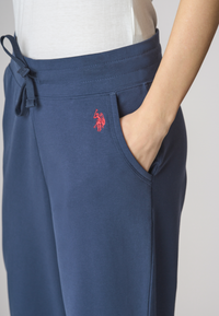 Pantalone sportivo french terry in cotone stretch