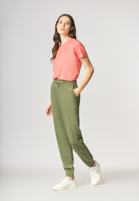 Pantalone sportivo french terry in cotone stretch