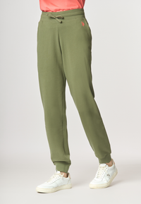 Pantalone sportivo french terry in cotone stretch