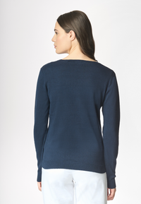 Maglia con scollo a V in cotone light