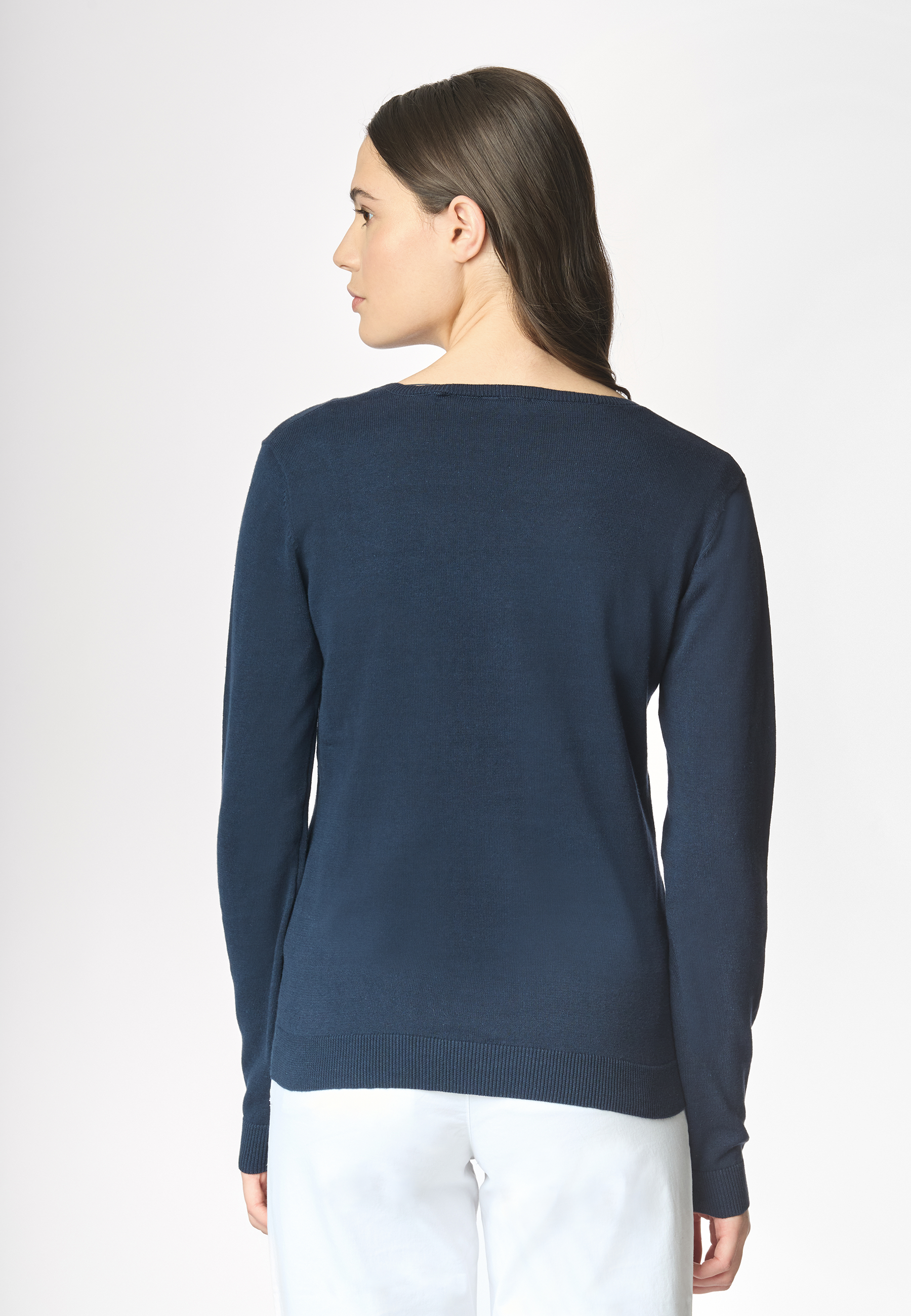 Maglia con scollo a V in cotone light