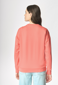 Felpa french terry girocollo in cotone light stretch