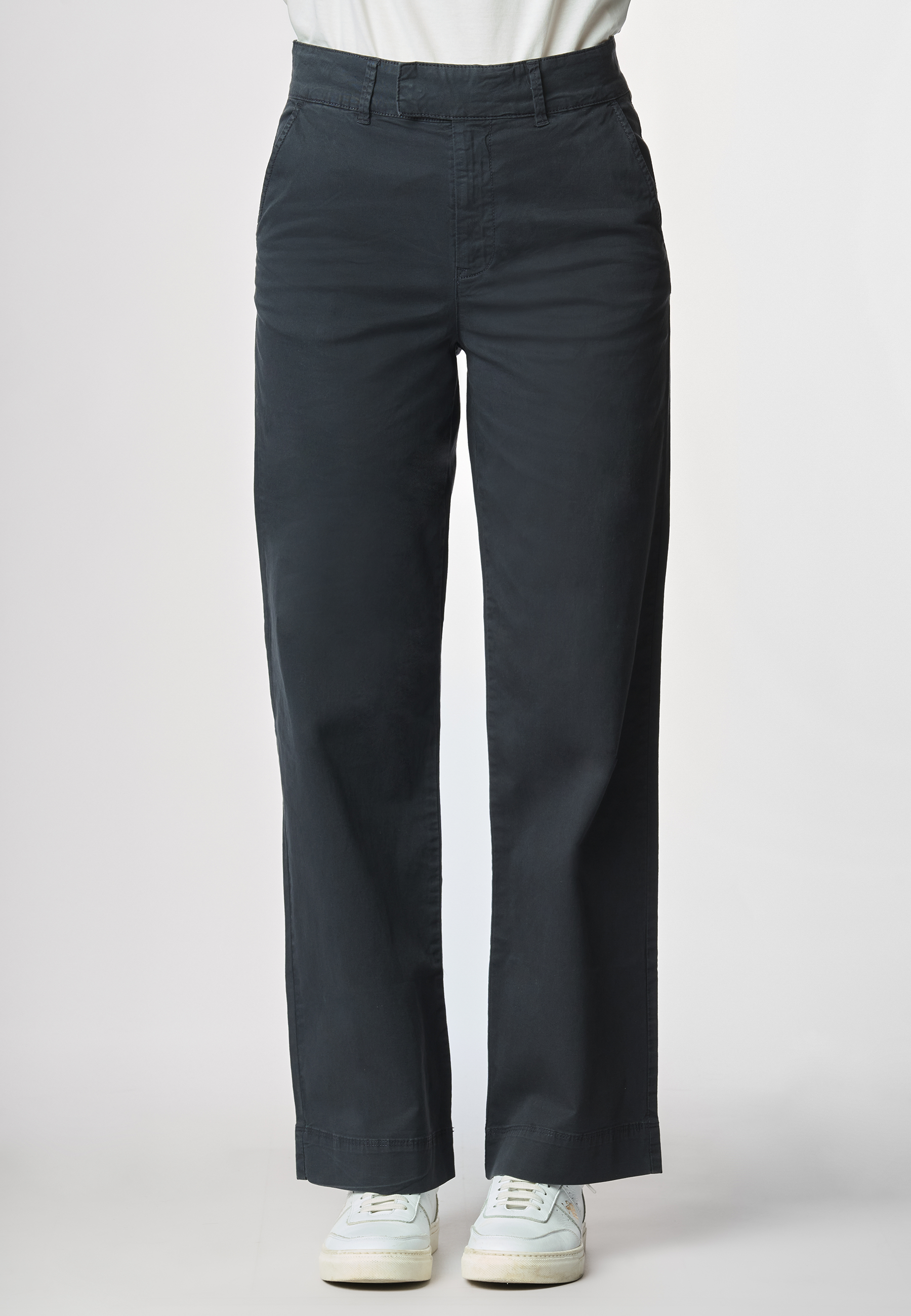 Pantalone in cotone morbido gabardine