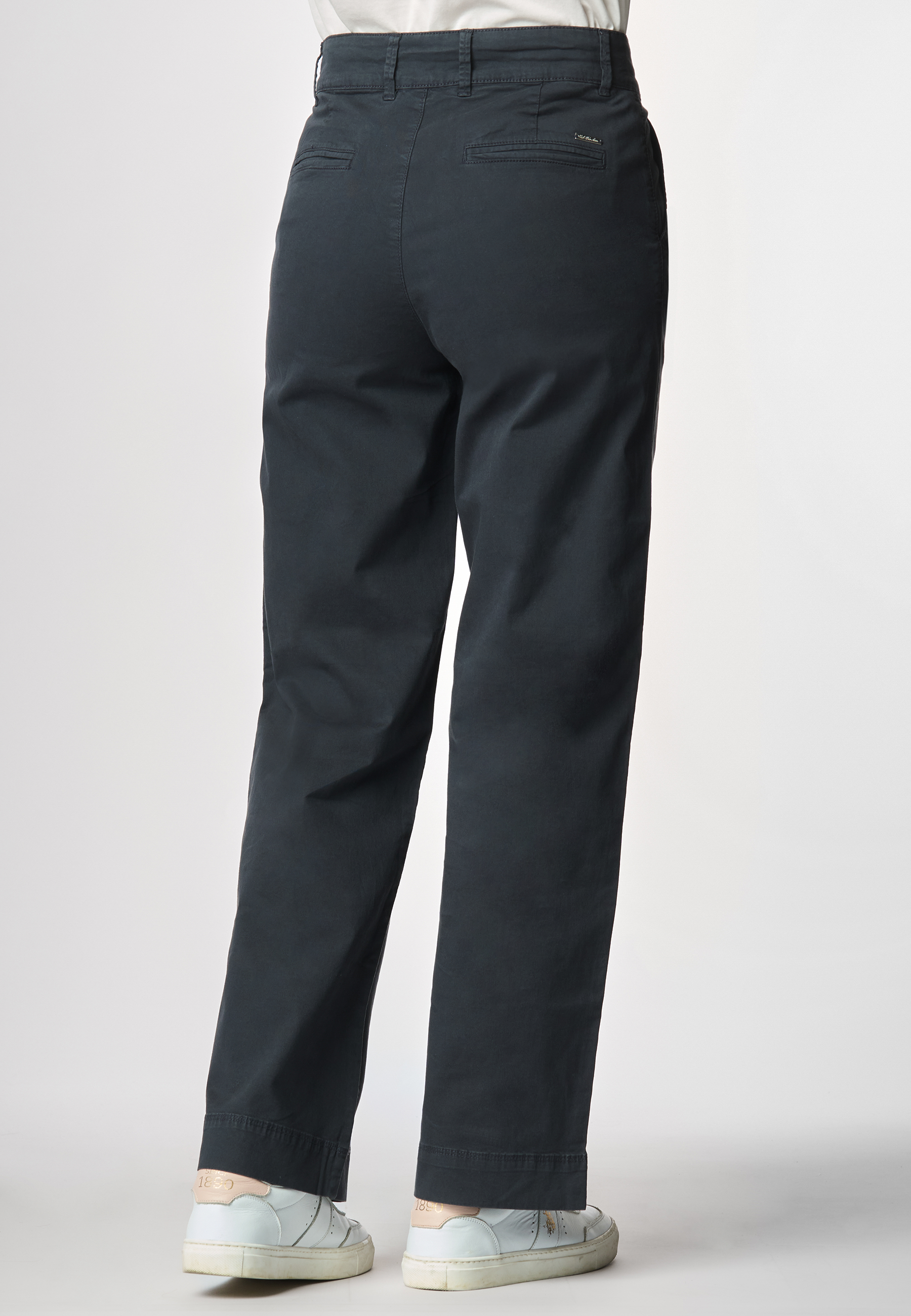 Pantalone in cotone morbido gabardine
