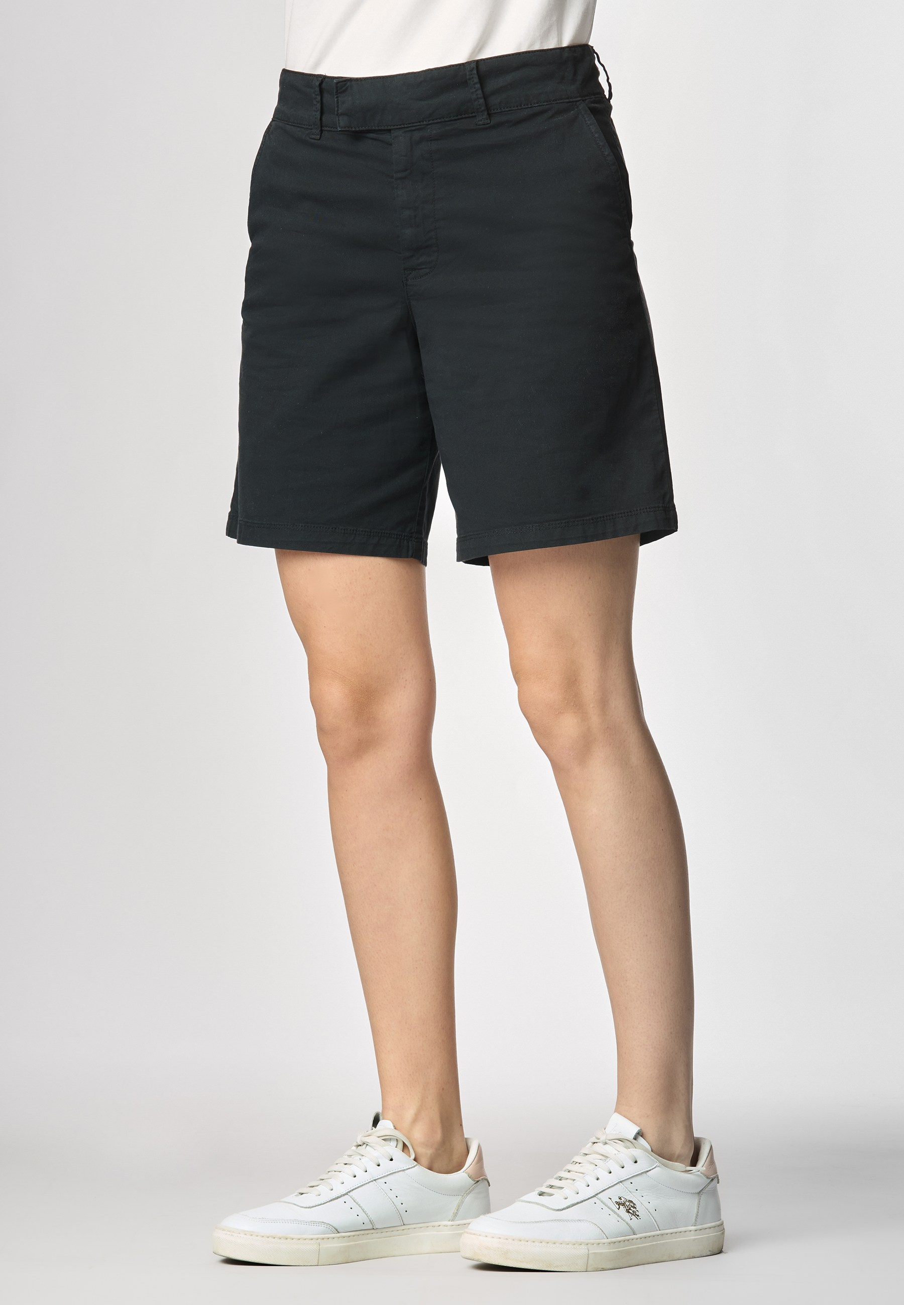 Pantalone corto in cotone gabardine