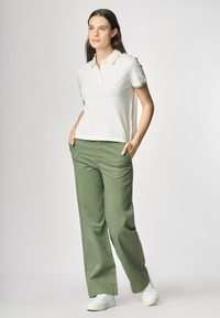 Pantalone in cotone morbido gabardine