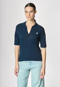 Polo shirt in cotone crepe premium quality