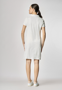 Abito a maniche corte in cotone stretch