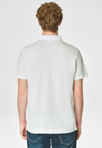 Polo shirt a maniche corte in cotone supima premium quality con logo