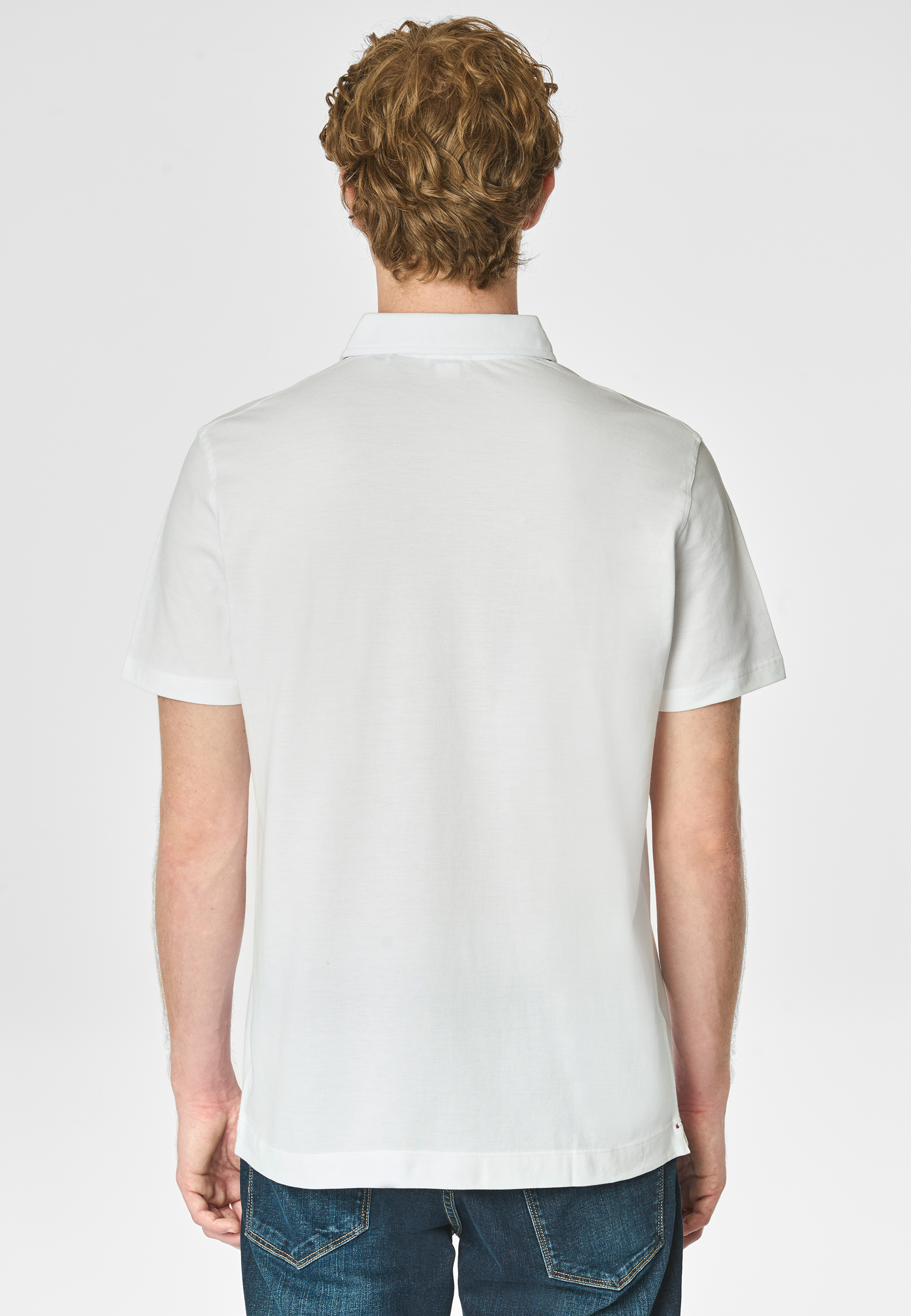 Polo shirt a maniche corte in cotone supima premium quality con logo