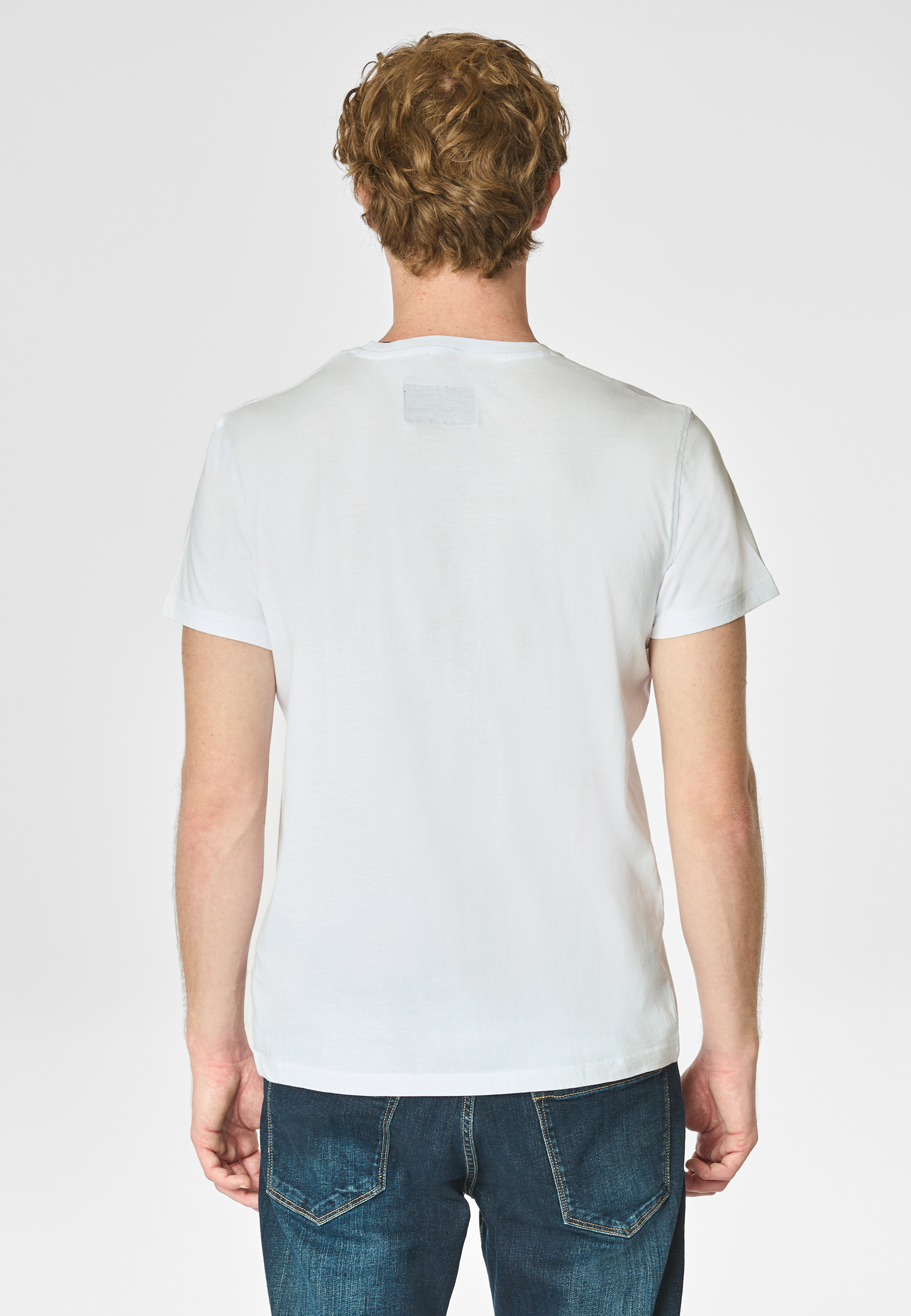 T-shirt a maniche corte in cotone light con stampa frontale