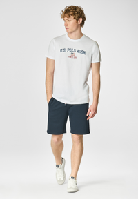 T-shirt a maniche corte in cotone con stampa U.S. Polo Assn.