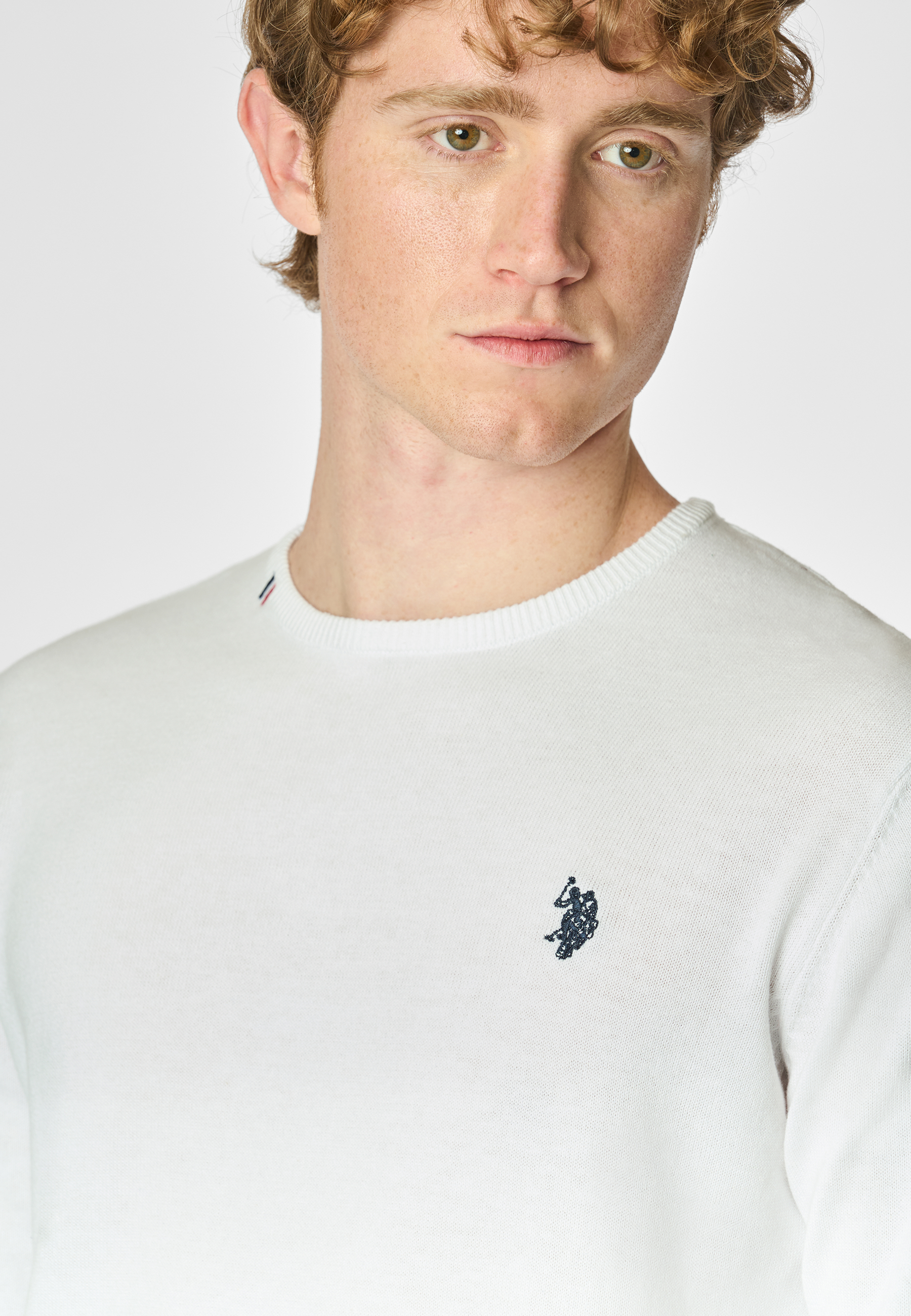 Maglia girocollo in cotone