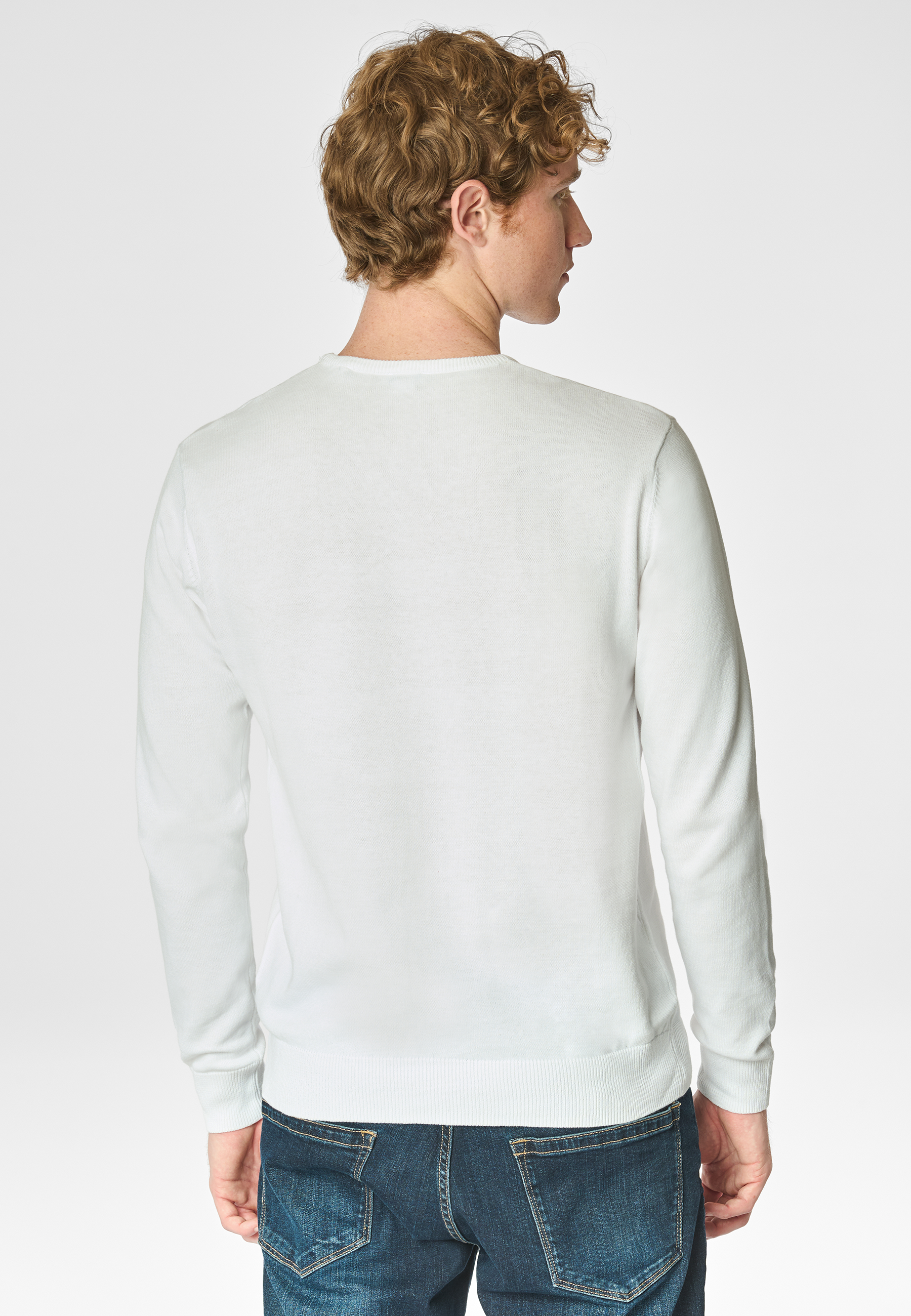 Maglia girocollo in cotone