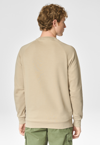 Felpa girocollo in cotone premium quality con logo