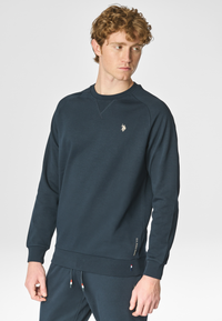 Felpa girocollo in cotone premium quality con logo