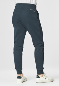Pantalone sportivo in cotone stretch con logo