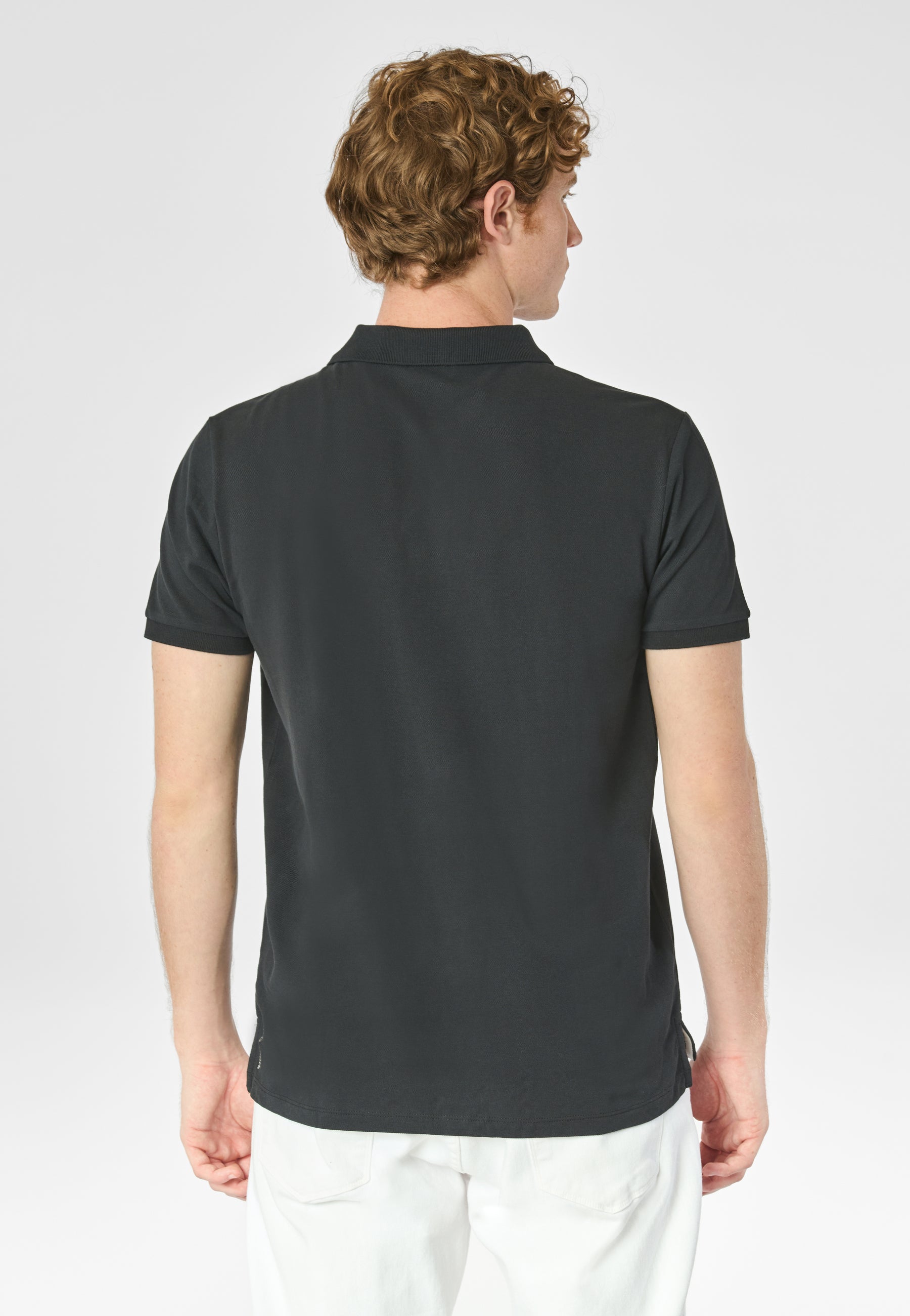 Polo shirt a maniche corte in cotone piquet