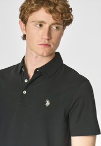 Polo shirt a maniche corte in cotone supima premium quality con logo