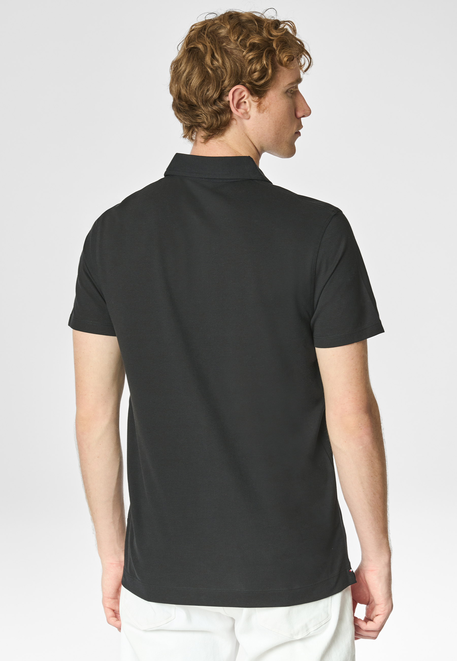 Polo shirt a maniche corte in cotone supima premium quality con logo