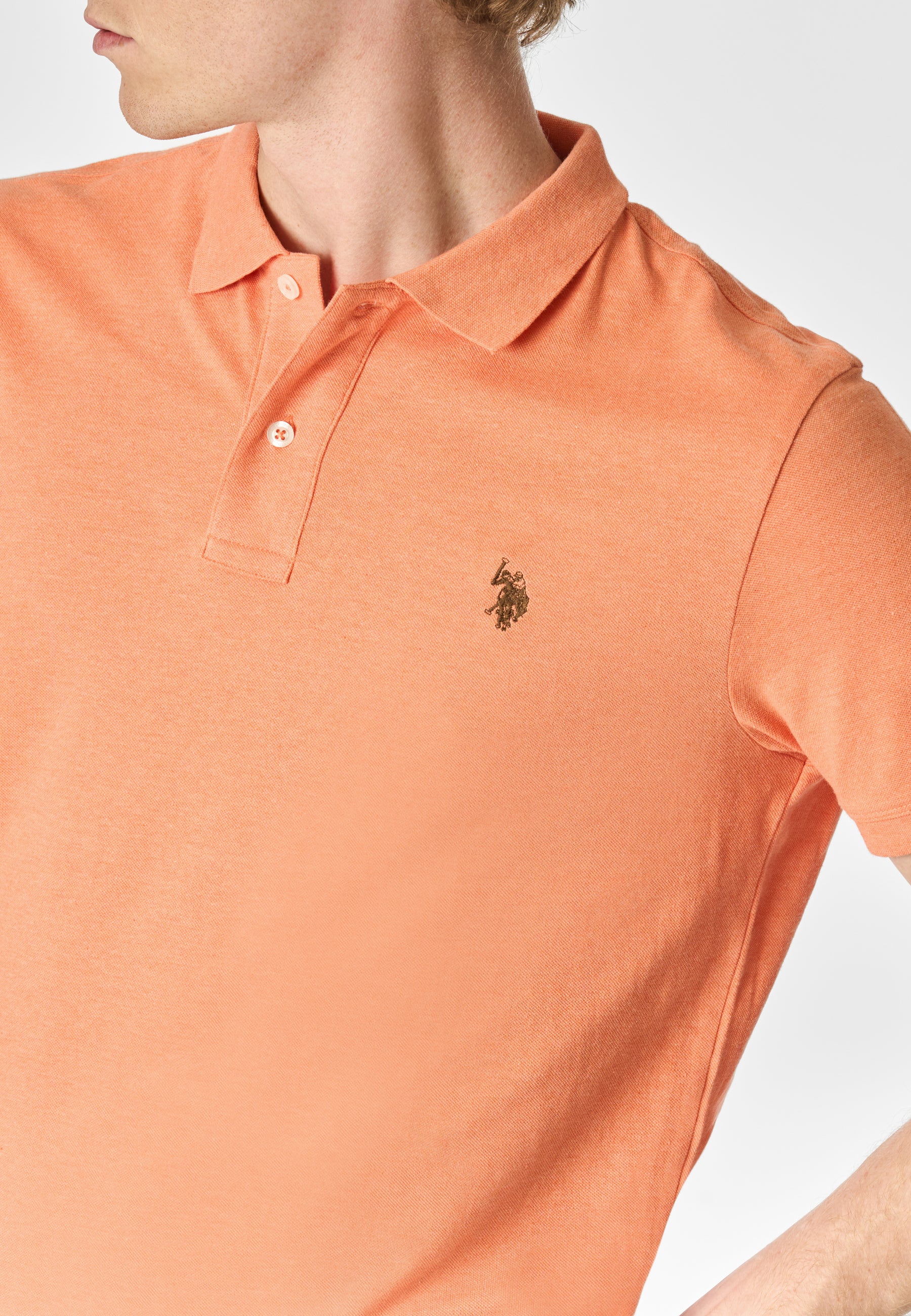 Polo shirt a maniche corte in cotone piquet