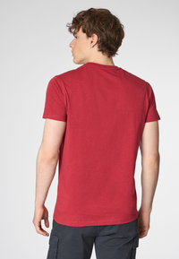 T-shirt a maniche corte in cotone melange premium quality con logo