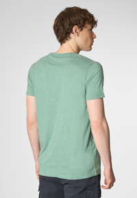 T-shirt a maniche corte in cotone melange premium quality con logo