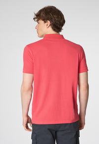 Polo shirt a maniche corte in cotone piquet con logo e numero