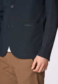 Blazer in jersey stretch