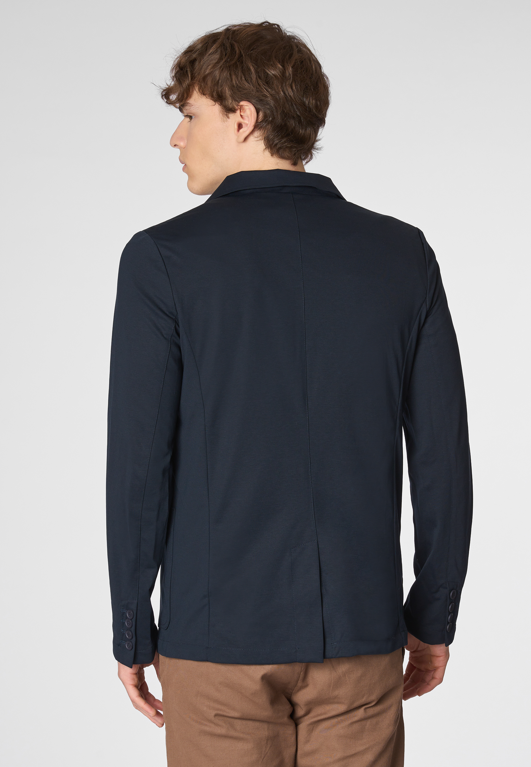 Blazer in jersey stretch