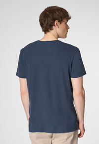 T-shirt a maniche corte in misto cotone organico e canapa con logo