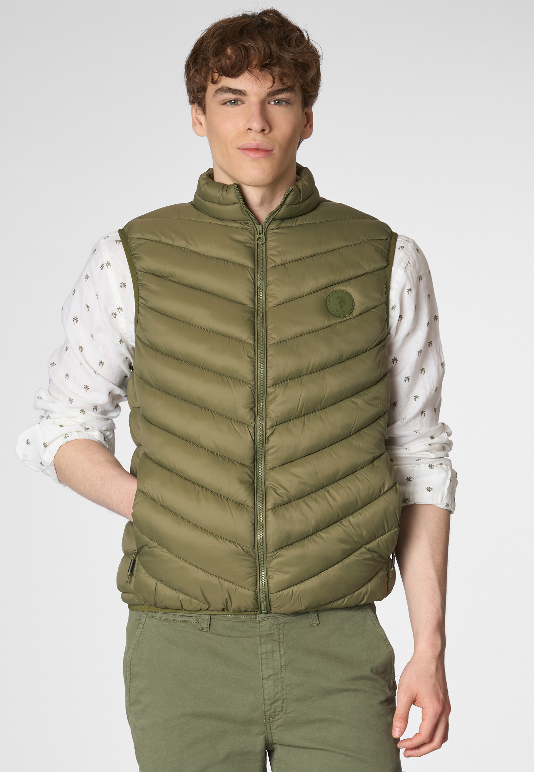 Gilet ultra light full zip in nylon