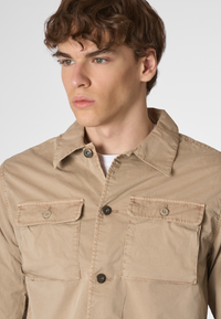 Giacca wiley stretch in cotone popeline