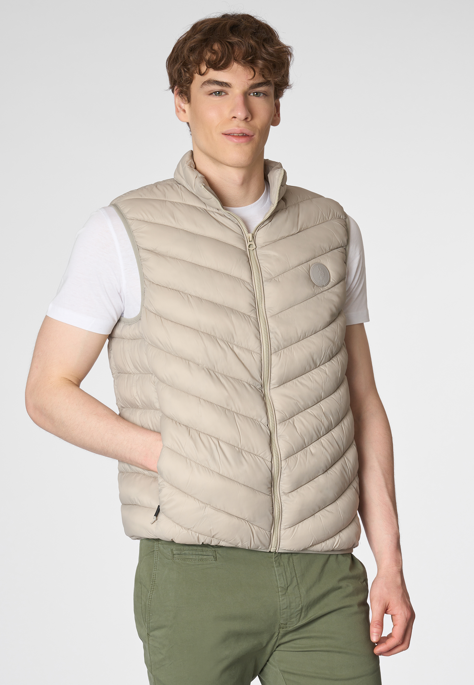 Gilet ultra light full zip in nylon