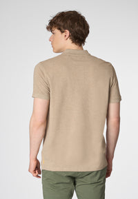 Polo shirt a maniche corte in cotone melange premium quality con logo