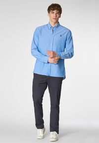 Camicia in cotone oxford slim fit con logo