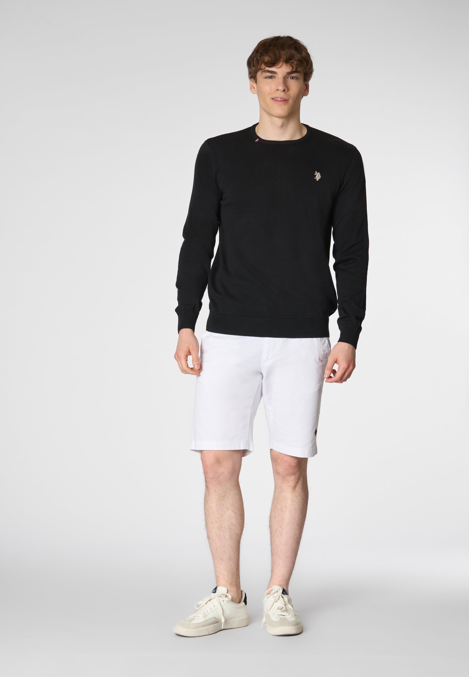 Maglia girocollo in cotone