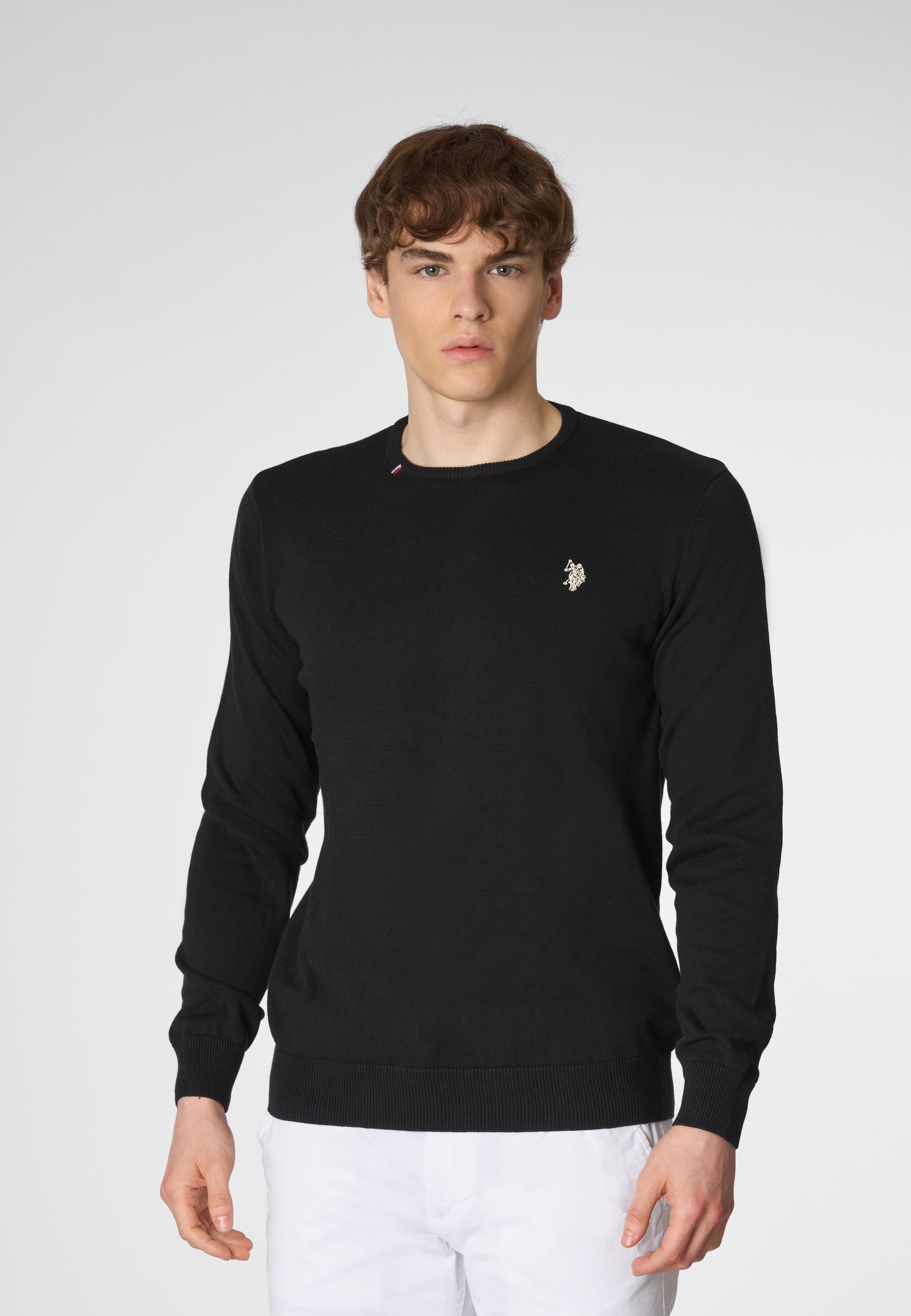 Maglia girocollo in cotone