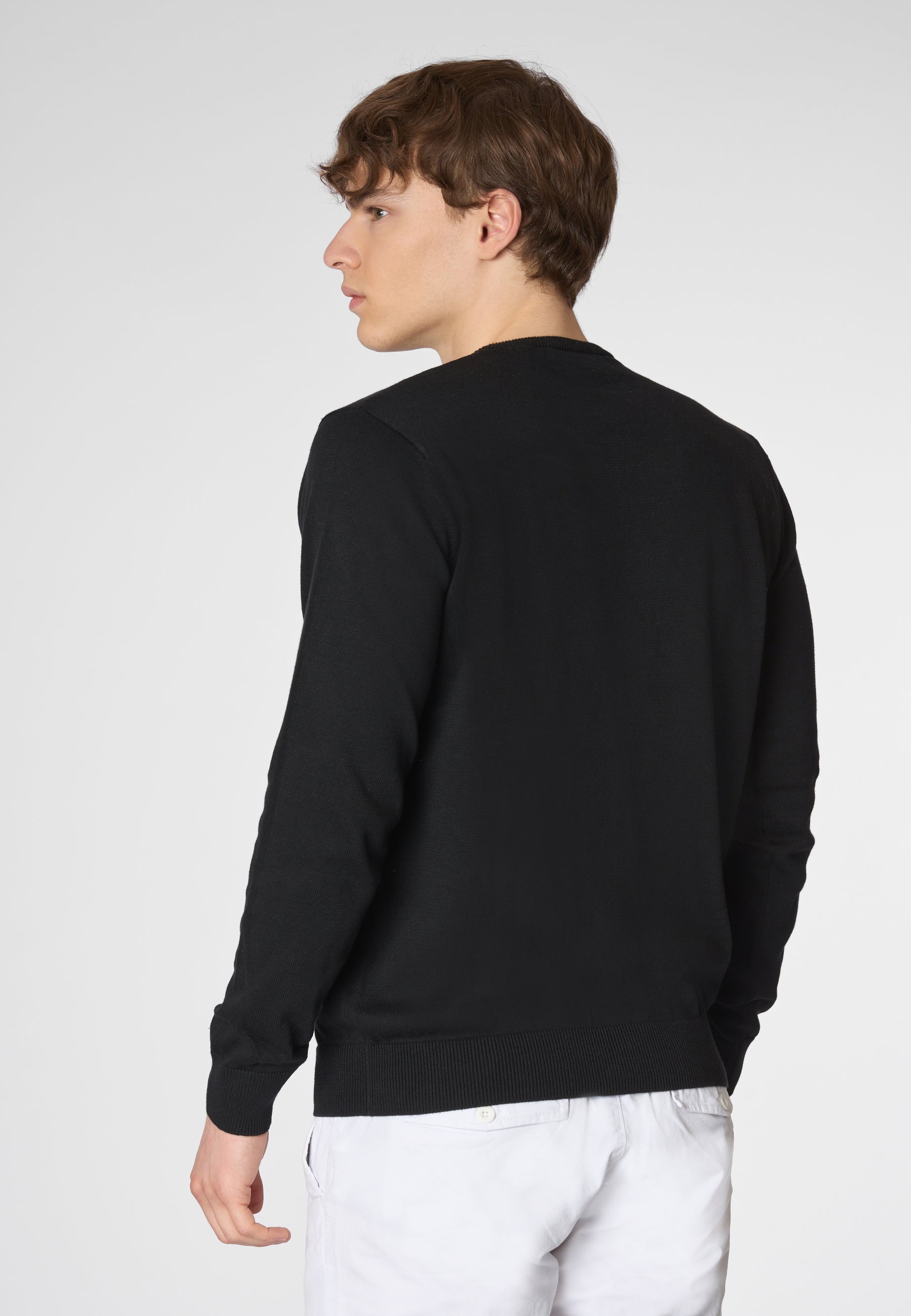 Maglia girocollo in cotone