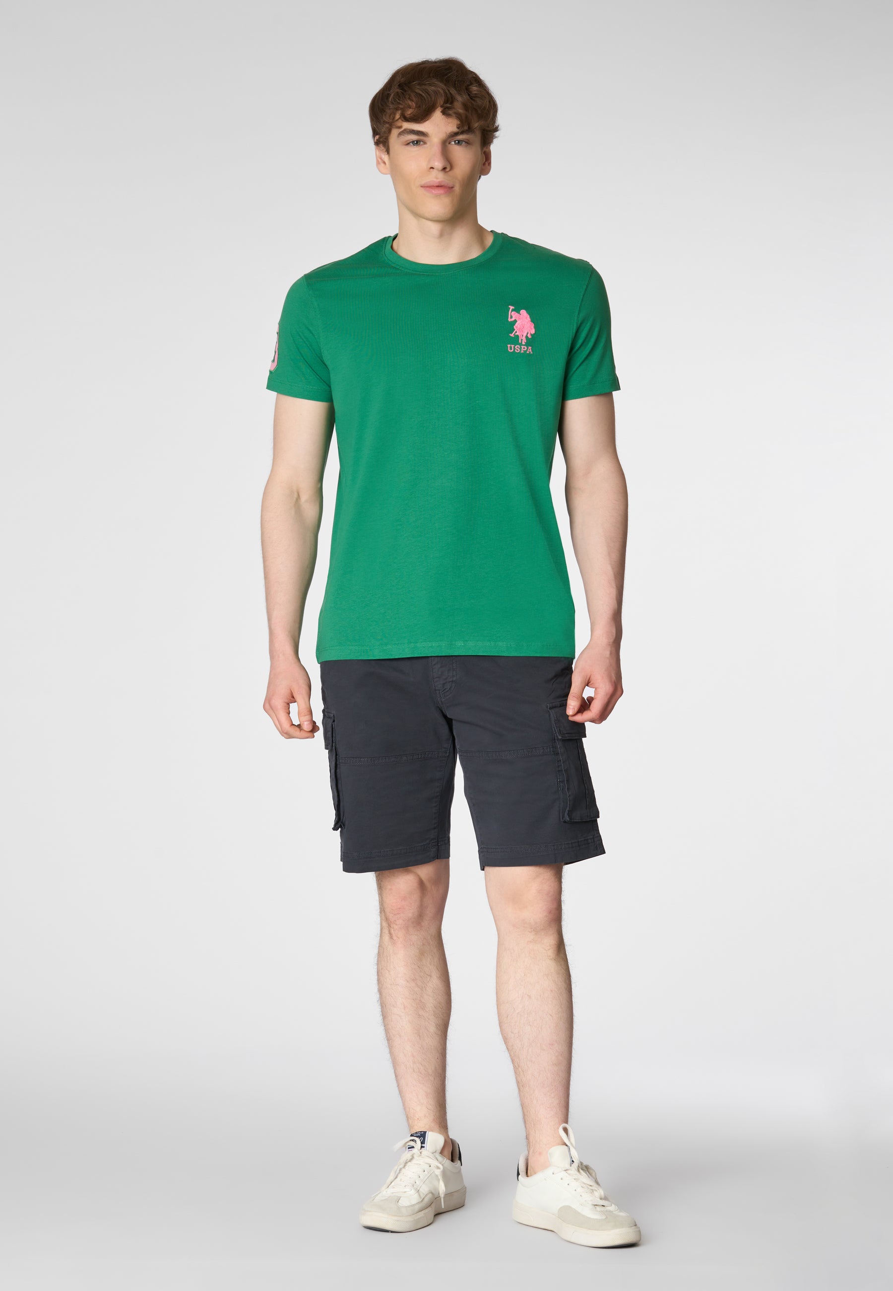 T-shirt a maniche corte in cotone con logo e numero