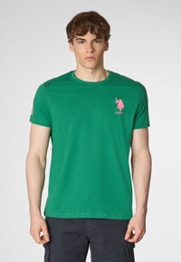 T-shirt a maniche corte in cotone con logo e numero